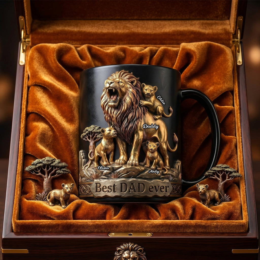Best Dad Ever Magic Mug - Personalized Gifts For Dad 04TODH250526