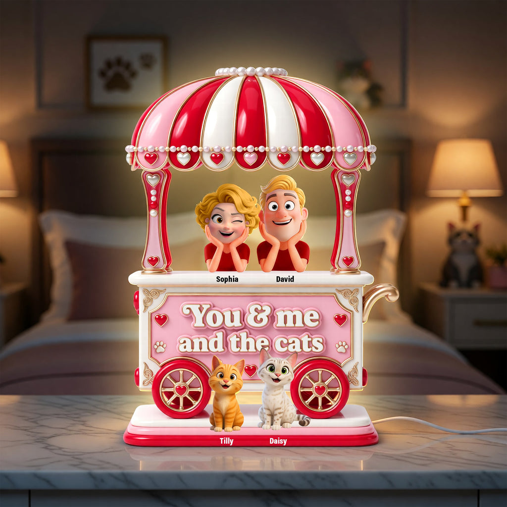 Couple Sweet Little Pet Gang Light Box - Personalized Gifts For Couple 06toqn220626