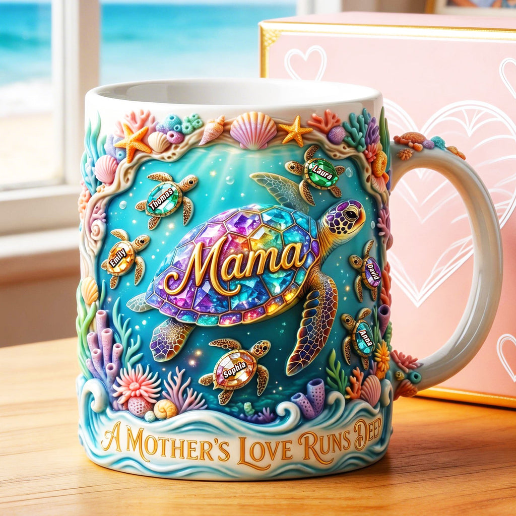 A Mother's Love Run Deep Coffee Mug- Personalized Gifts For Mother 06toqn090426