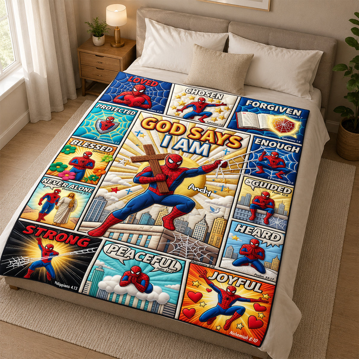 Faith & Courage Blanket - Personalized Gifts For Kids 04PADH030726