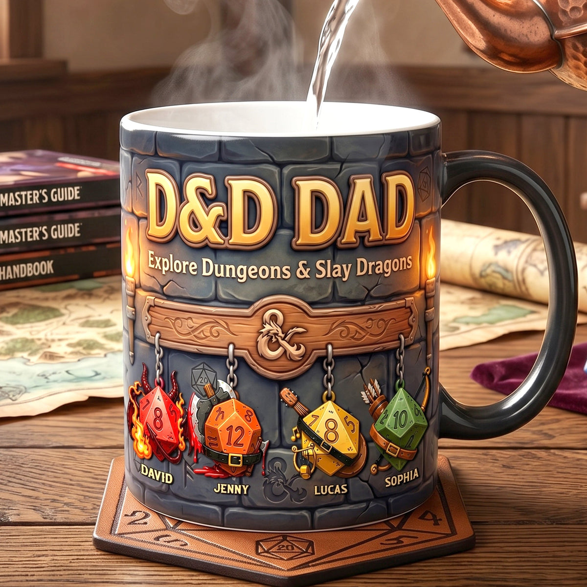 Epic Dad Magic Coffee Mug - Personalized Gifts For Dad 04NATN290426