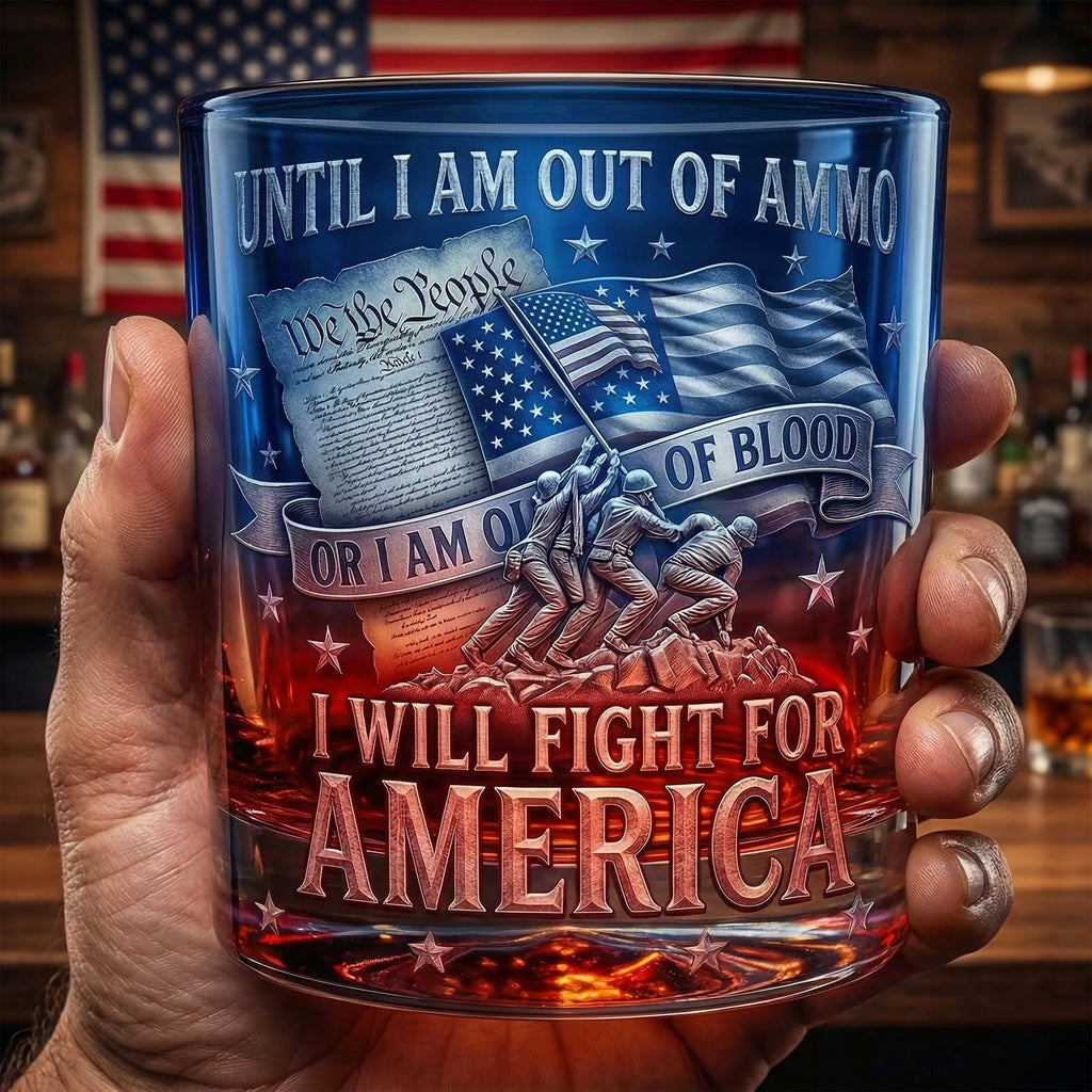 Freedom Round Glass - Gifts For Patriots 04PAQN200326