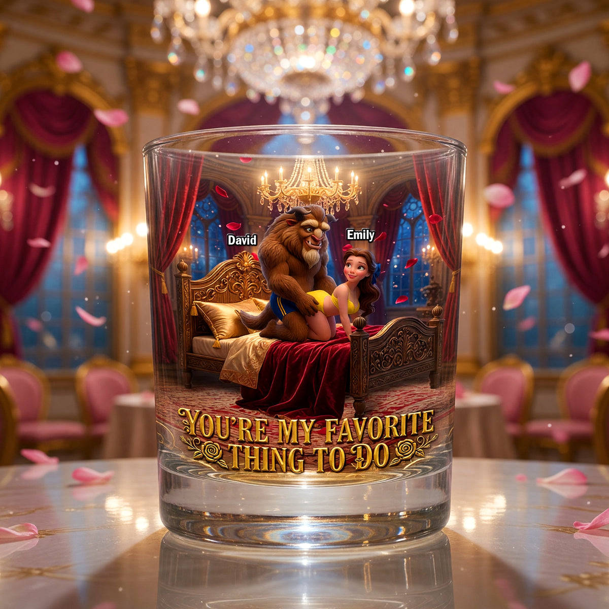 Naughty Couples Drinking Glass - Personalized Gifts For Couples 02tyqn010626