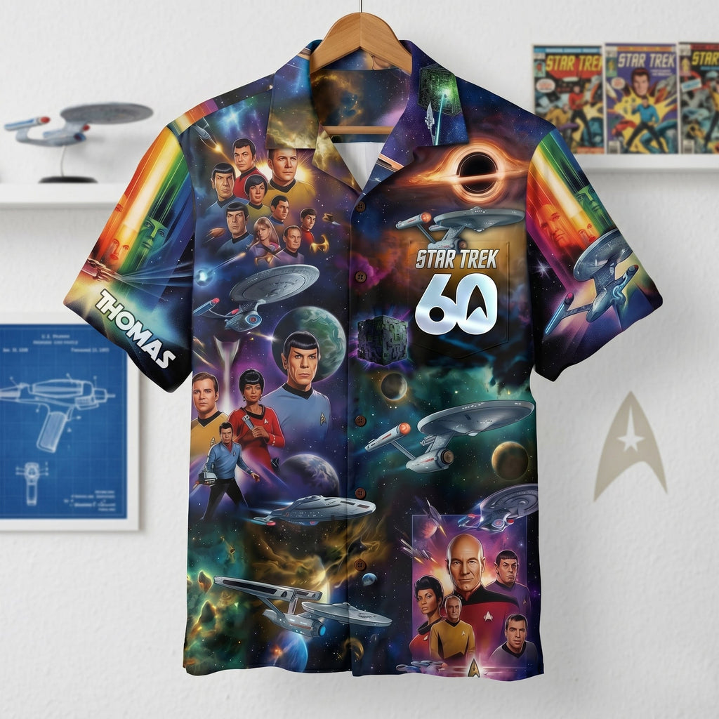 Cosmic Voyagers 60th Anniversary Hawaiian Shirt Personalized Gifts 02qhlu100626