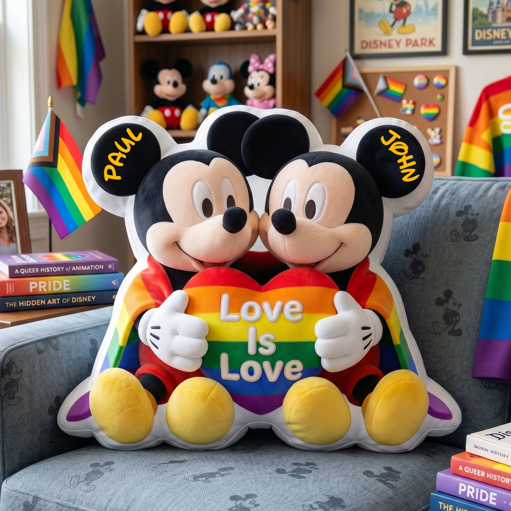 LGBT+ Pride Month Pillow  - Personalized Gifts For Couple Pillow 07NALU200526