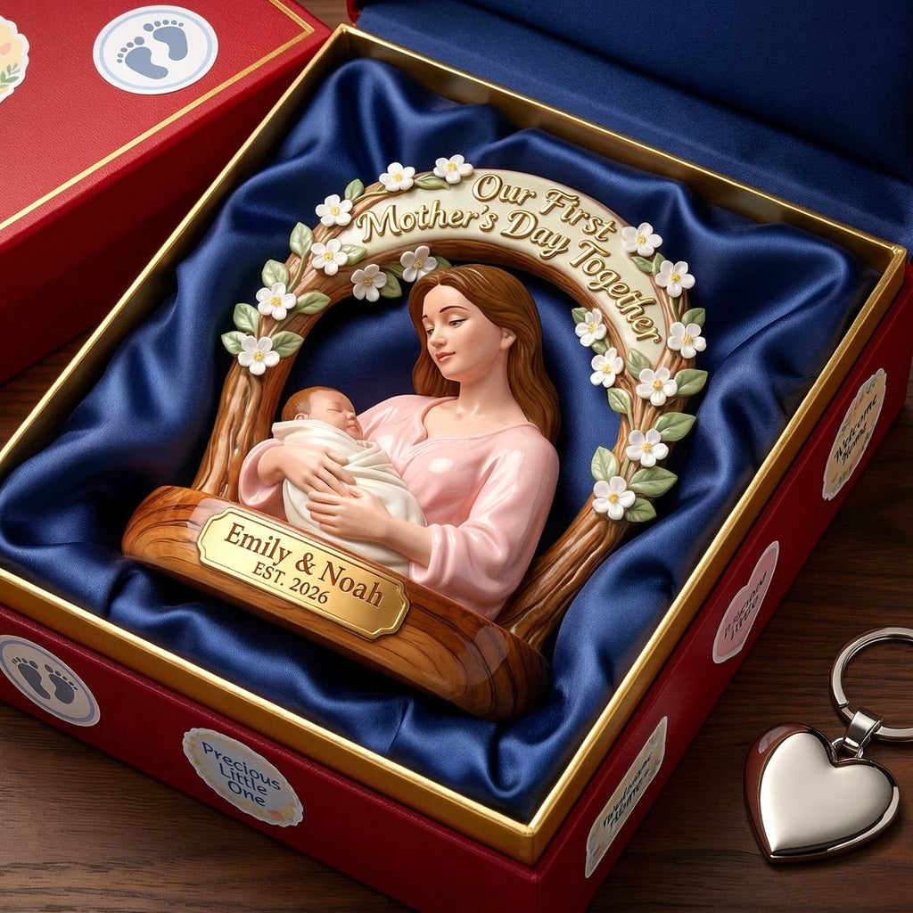 Our 1st Mother's Day Together Acrylic Plaque - Personalized Gifts For Mother 03tyqn110326