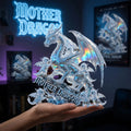 Magnificent Ice Dragon Mom Acrylic Plaque - Personalized Gifts For Mom 02QHDT200426