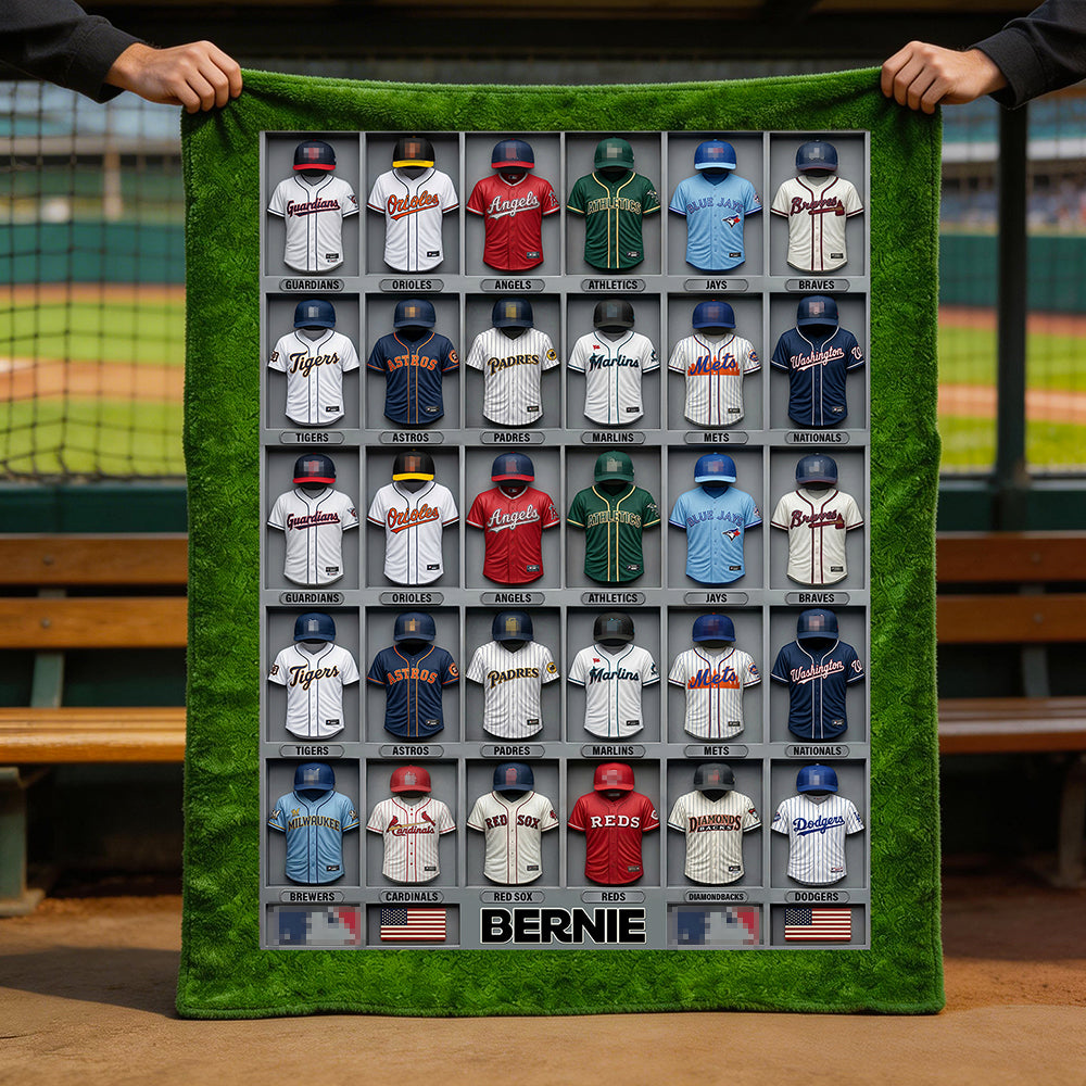 Sport Teams Uniform Blanket - Personalized Gifts For Sport Fans Blanket 04HUDT200326