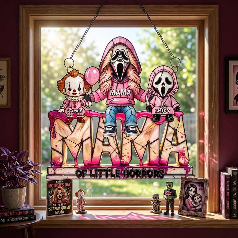 Pinky Horror Mom Suncatcher Ornament - Personalized Gifts For Mom 03OHDT280326