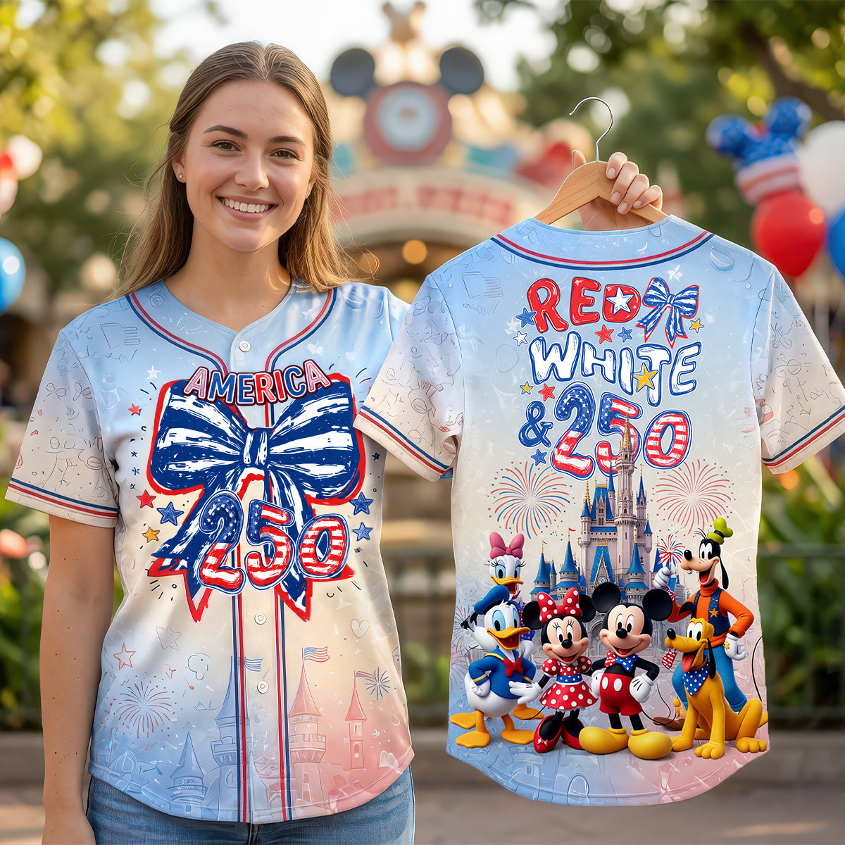 Family Independence Day Baseball Jersey - Personalized Gifts For Patriots 01NADH120626