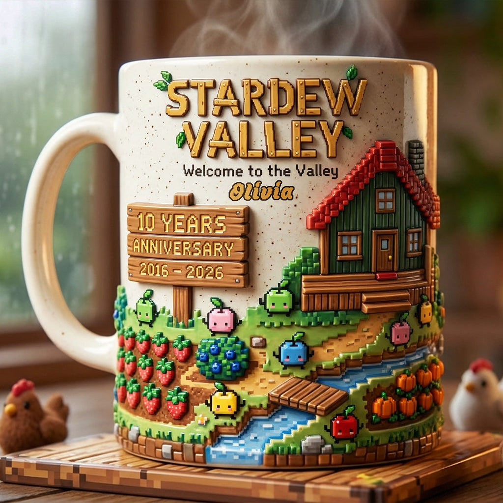 Little Farm Celebrating 10th Anniversary Coffee Mug - Personalized Gifts 02pata180326