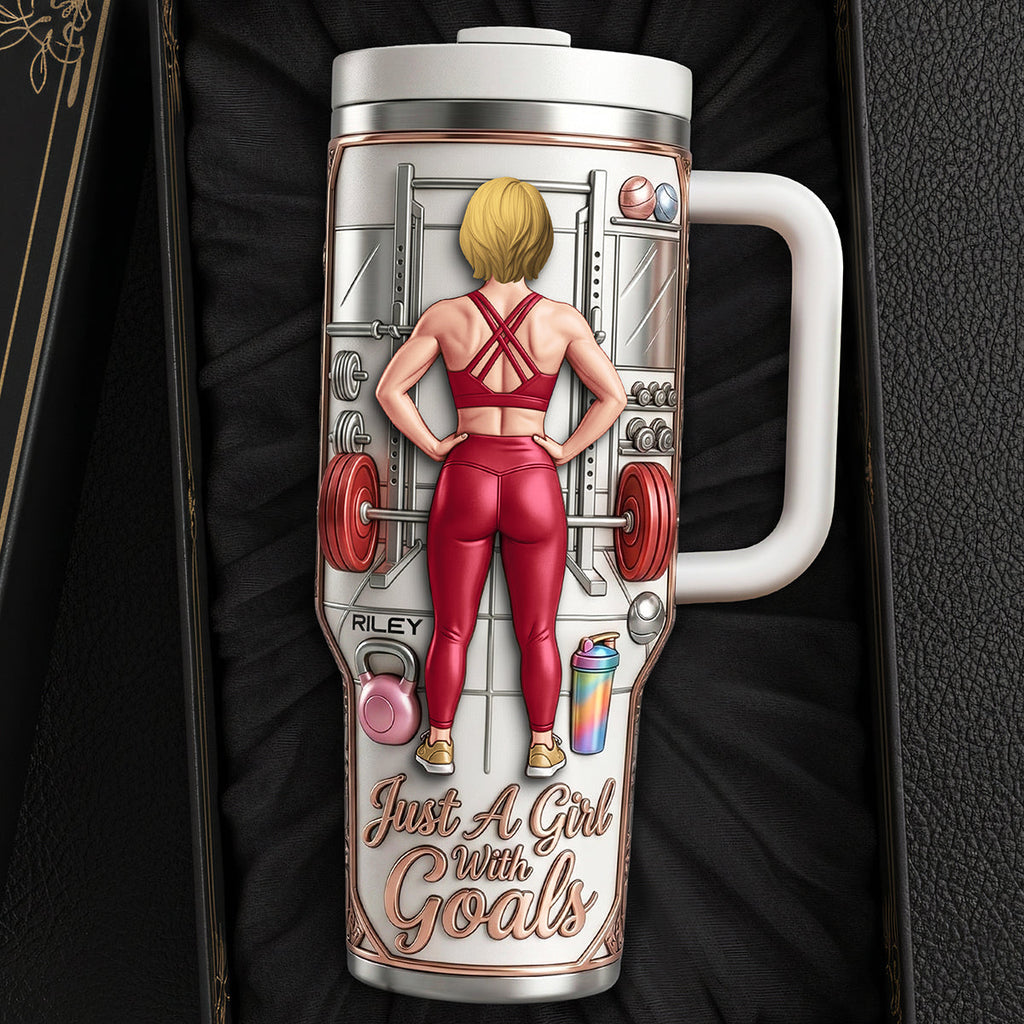 Fitness Queen 40oz Tumbler - Personalized Gifts For Gym Lovers 04NATA110326