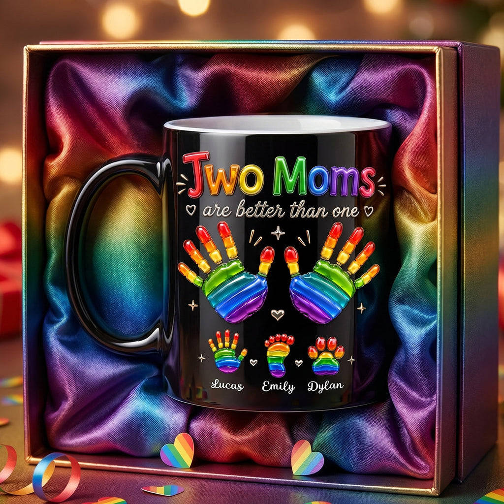LGBTQ+ Family Magic Mug - Personalized Gifts For Pride Month Magic Mug 02PADH260526