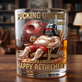 Retirement Mode Activated Round Glass - Gift for Retirees 01hutn080626