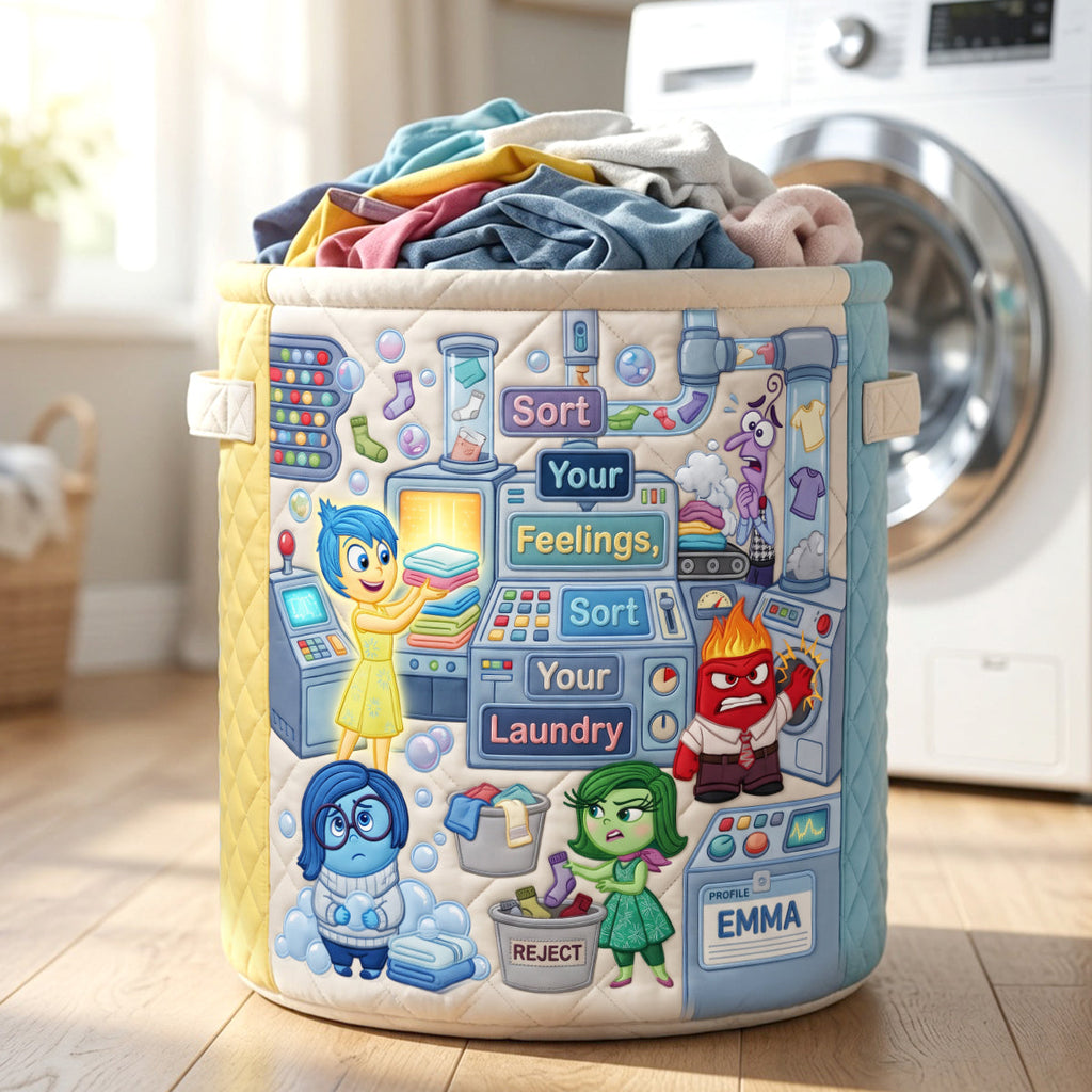Colorful Emotions Laundry Basket - Personalized Gifts 01hatn180726