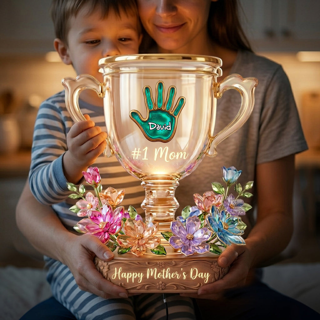 Mother's Day Trophy Acrylic Light Box - Personalized Gifts For Mom 02palu220426