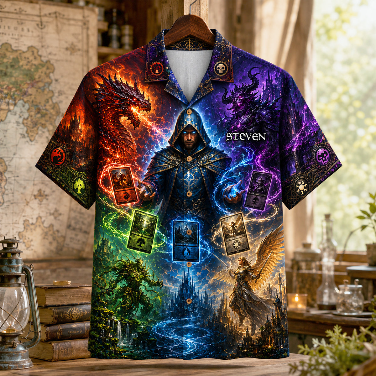 Fantasy Warrior Hawaiian Shirt - Personalized Gifts For Fantasy Lovers 03nadh290626