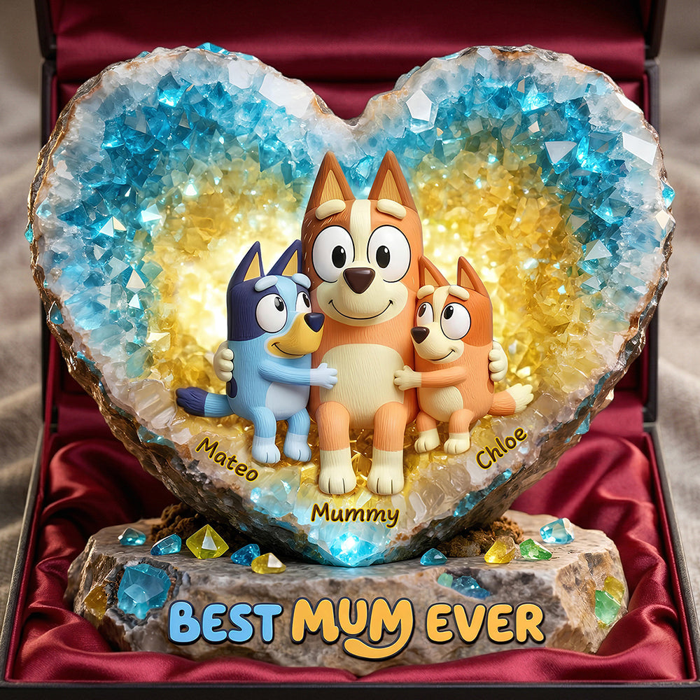 Best Mum Ever Acrylic Plaque - Personalized Gifts For Mom 02HUDT020426