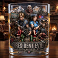 30 Years of Survival Round Glass - Personalized Gifts 04tytn220626