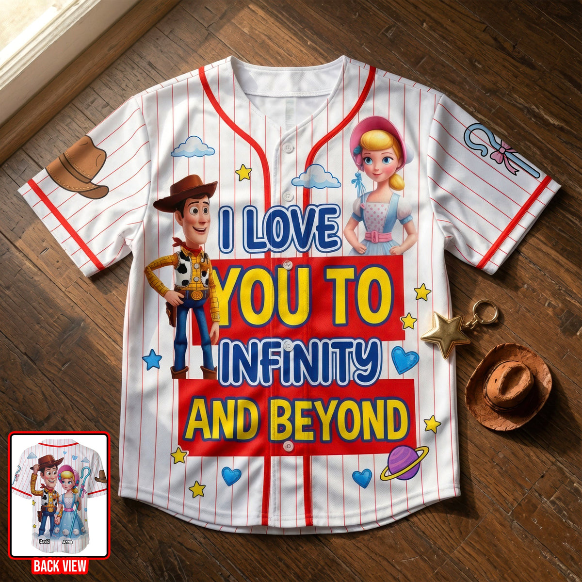 Couple Forever Baseball Jersey - Personalized Gifts For Couple 02NAQN190626