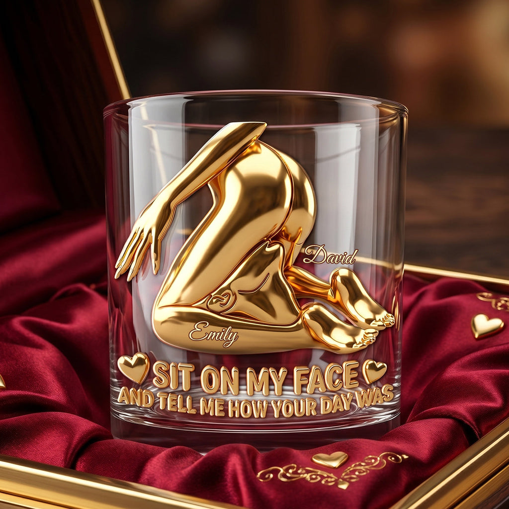 Naughty Couples Drinking Glass - Personalized Gifts For Couples 02hudh180626