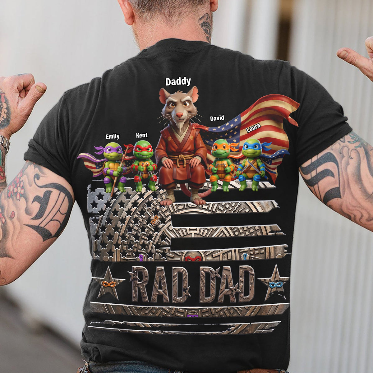 Master Dad Of Underworld Shirt, Personalized Gifts For Dads 02qhqn130526
