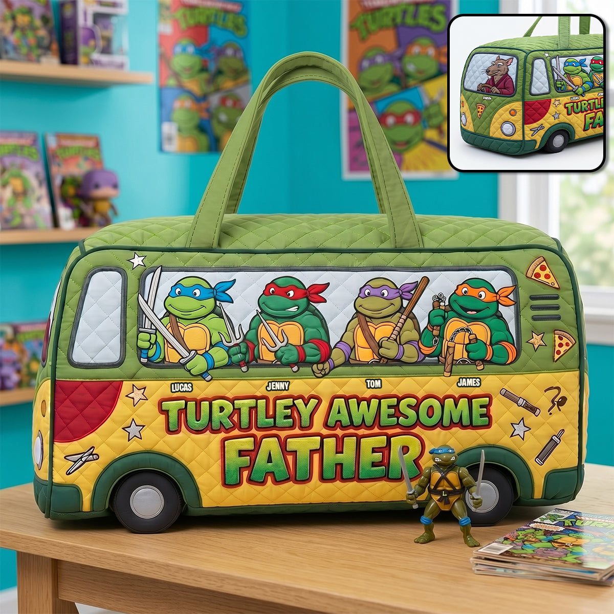 Awesome Father Duffle Bag - Personalized Gifts For Dads 02natn210426
