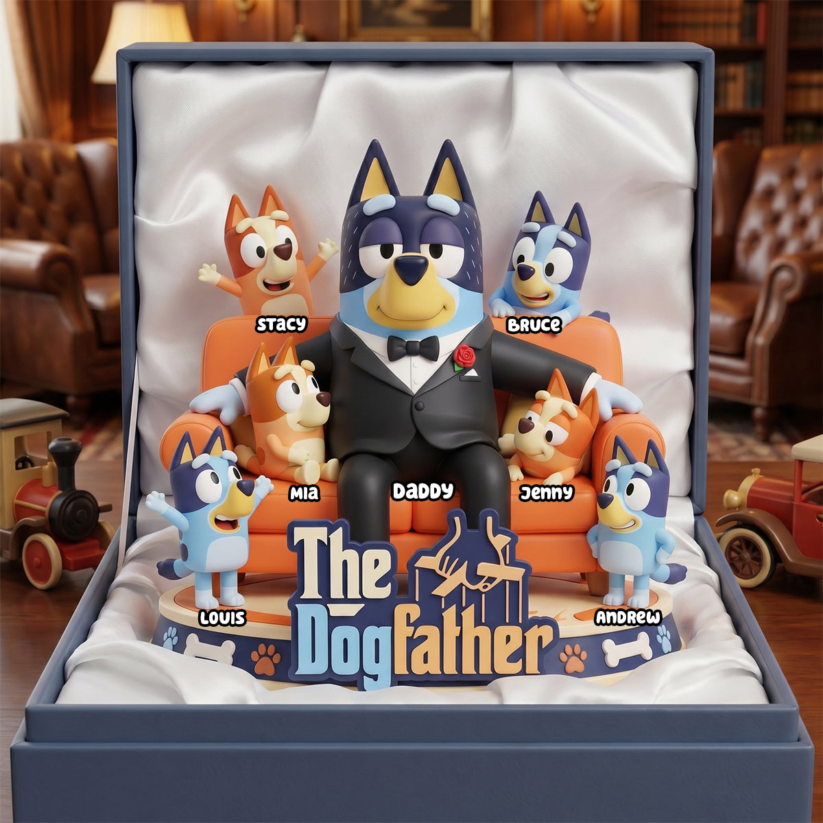 Puppy Boss Acrylic Plaque - Personalized Gifts For Dad 01hudh180526