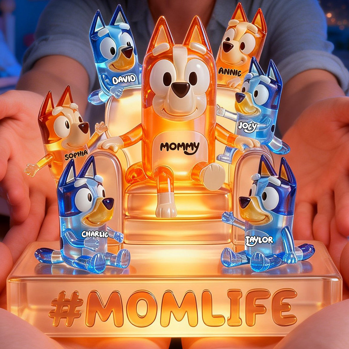 Mom Life Acrylic Light Box - Personalized Gifts For Moms 01ohlu190326