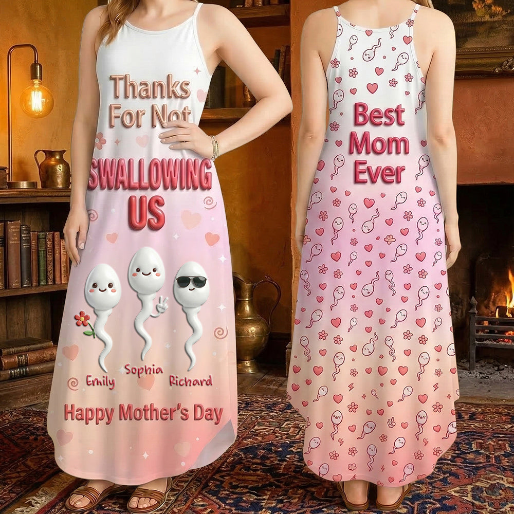 Best Mom Ever Suspender Maxi Dress - Personalized Gifts For Moms 03nadt190326