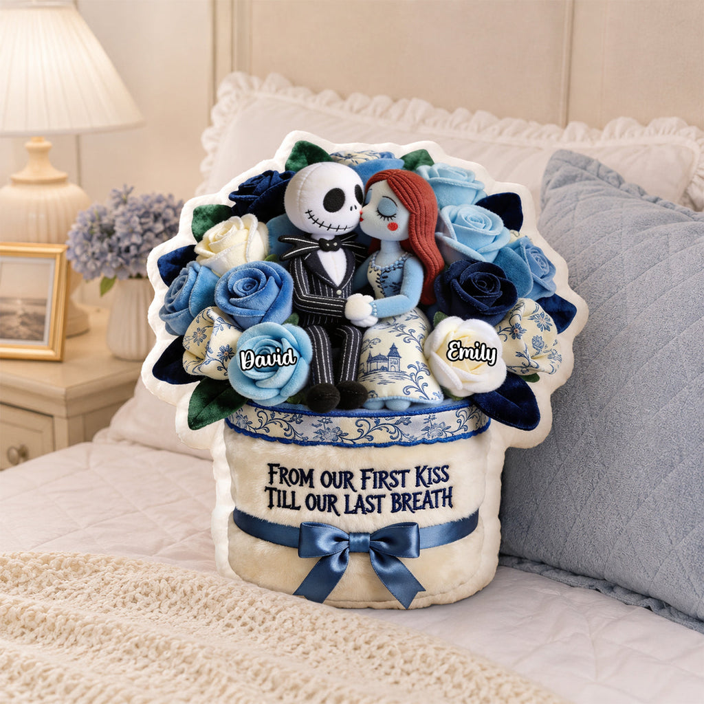 From Our First Kiss Till Our Last Breath Pillow - Personalized Gifts For Couple 01pgdh150726