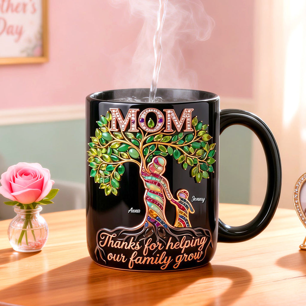 Mom Family Tree Magic Coffee Mug - Personalized Gifts For Mom 04HUTN150426