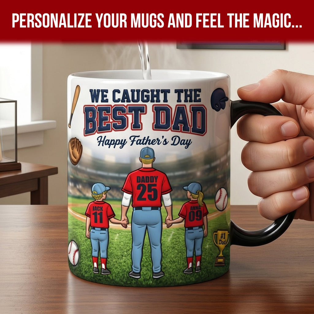 Best Dad Base Ball Magic Coffee Mug - Personalized Gifts For Father's Day 01hutn050526