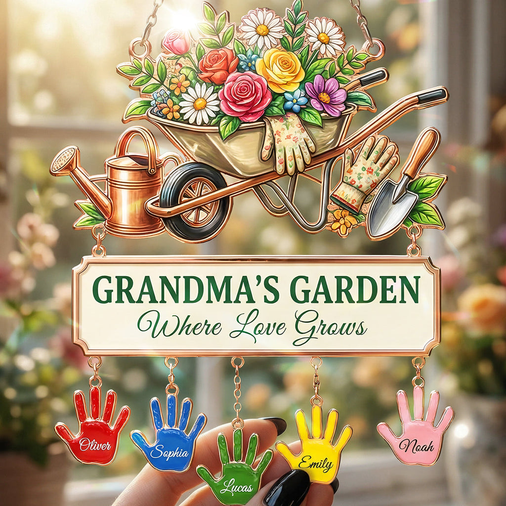 Lovely Garden Of Mom Suncatcher - Personalized Gifts For Moms 01tota100426