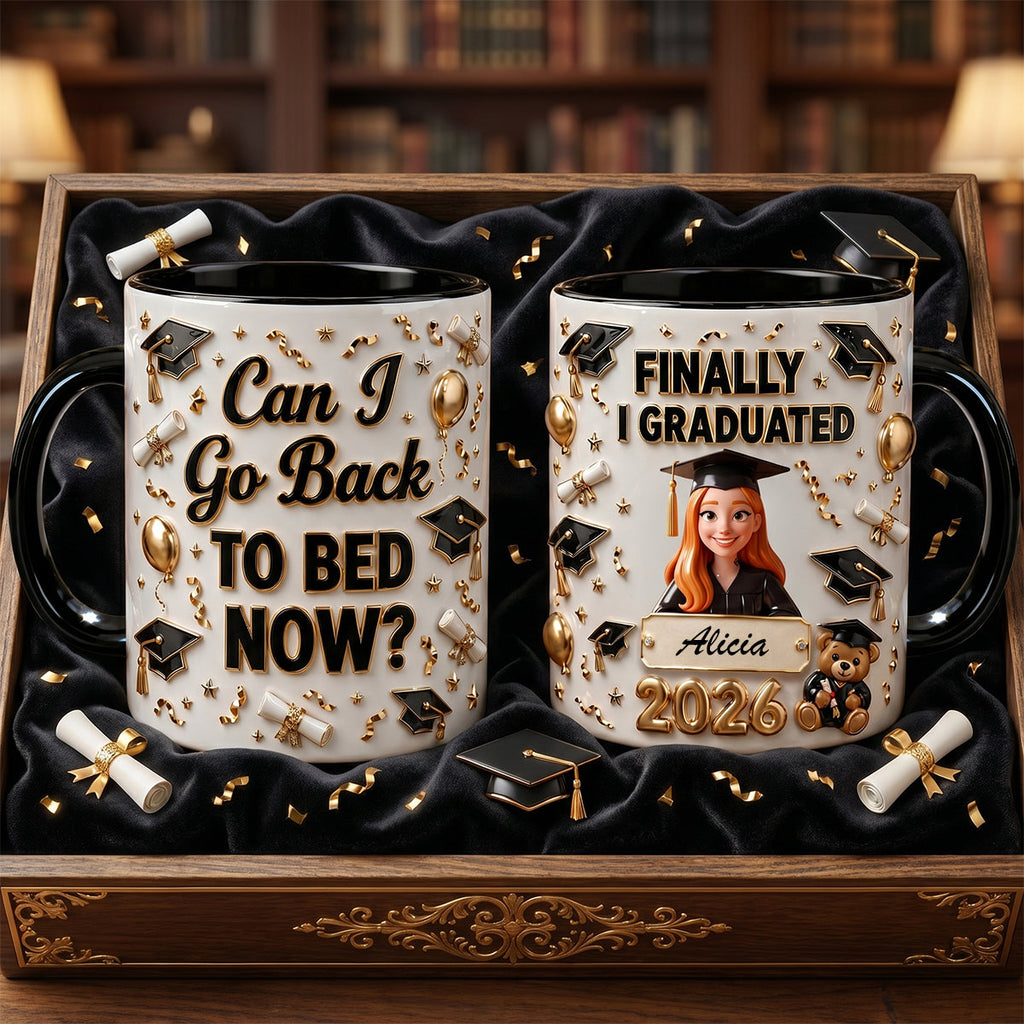 Custom Photo Finally Graduation Coffee Mug - Personalized Gifts For Graduates 01padh110526