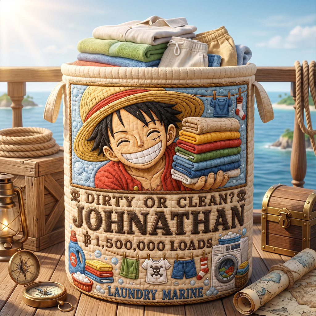 Wanted Adventure Laundry Basket - Personalized Gifts 03paqn110726