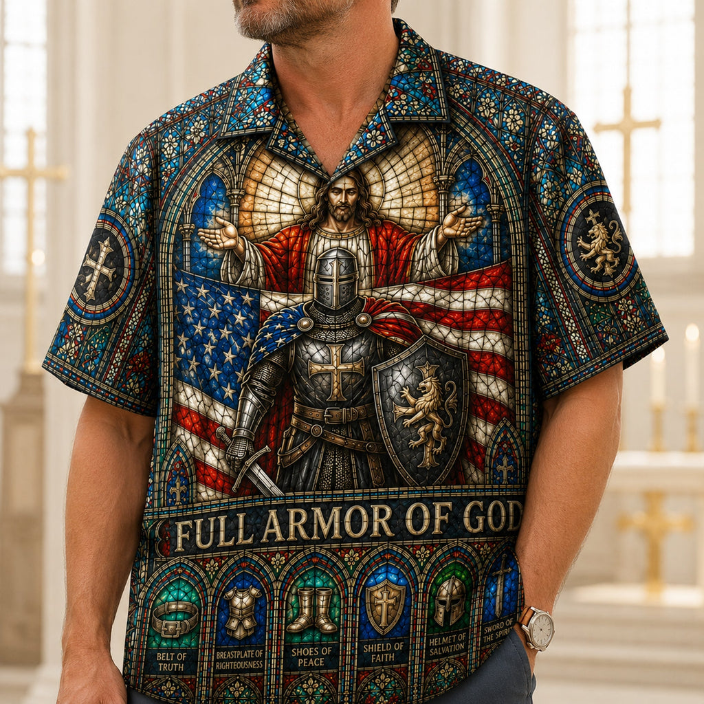 Full Armor Of God Hawaiian Shirt - Personalized Gifts For Christian 02PALU180626