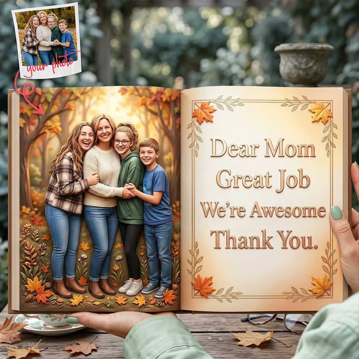 Thank You Mom Acrylic Plaque - Custom Photo Gifts For Mothers 03nata200326