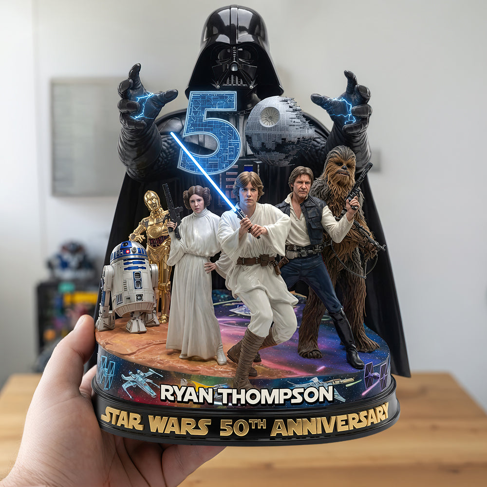 Epic Saga Anniversary Acrylic Plaque - Personalized Gifts 01ohdt080626