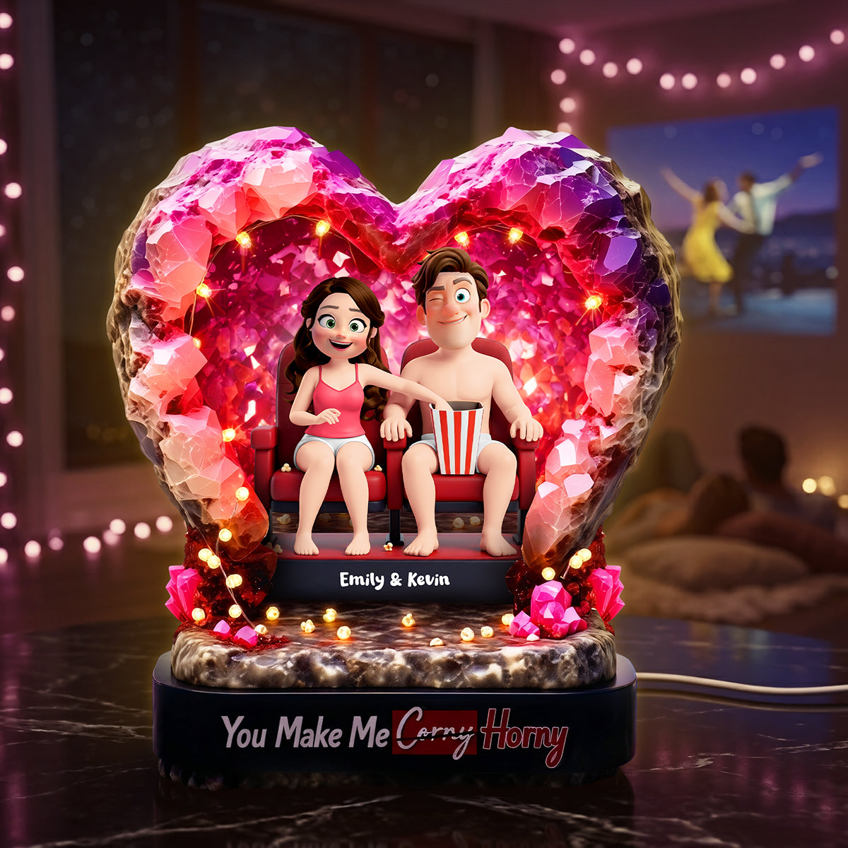 Naughty Couple Acrylic Light Box - Personalized Gifts For Couple 02huta250626