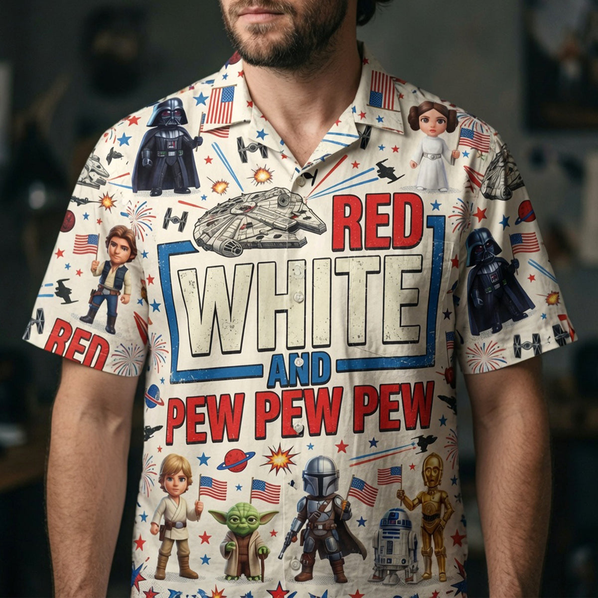 Independence Day Hawaiian Shirt Personalized Anniversary Gifts 03NATN030626