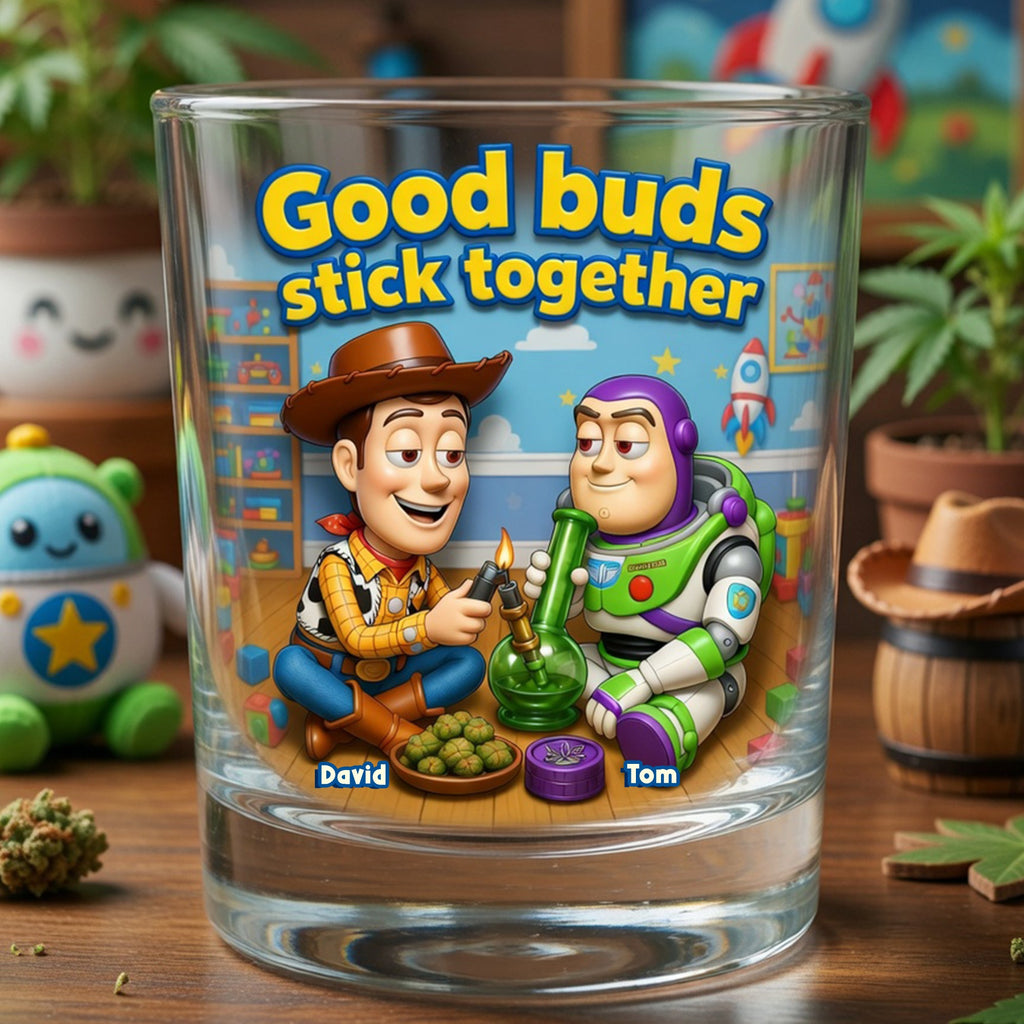 Adventure Friends Round Glass - Personalized Gifts For Friends 05TOLU060626
