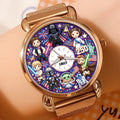 Patriotic Pride Mesh Strap Quartz Watch Personalized Anniversary Gifts 06NAQN080626