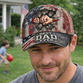 The Strongest Bonding With Dad Cap - Personalized Gift For Dad 03TOMG250326