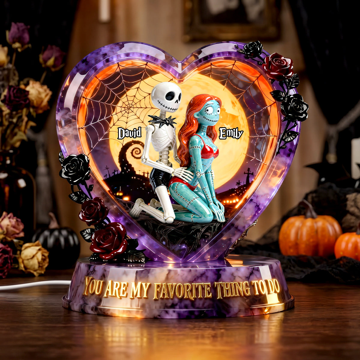Naughty Soulmates Acrylic Light Box - Personalized Gifts For Couple 05OHDH090626