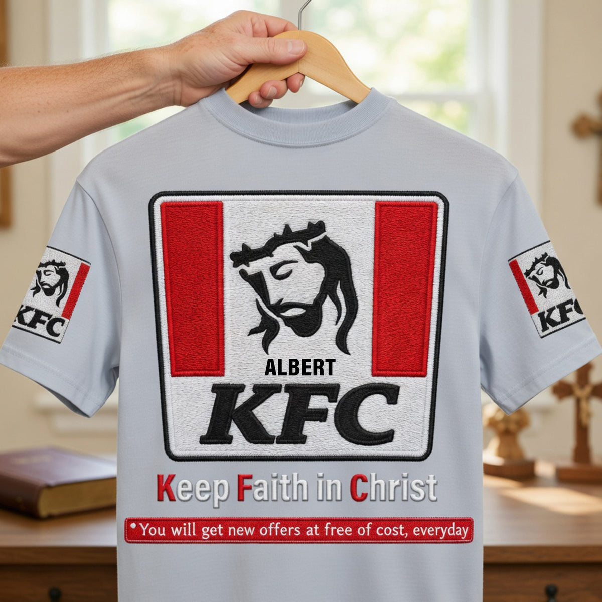 Keep Faith In Christ Shirt - Personalized Gifts For Christians 03naqn160626