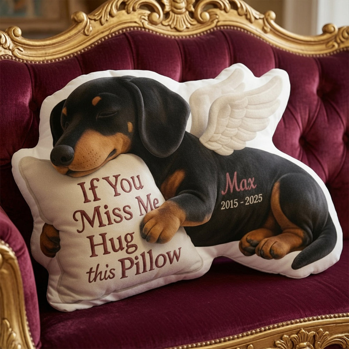 Dog Memorial Custom Shaped Pillow - Custom Photo Gifts For Dog Lover 05tglu020726