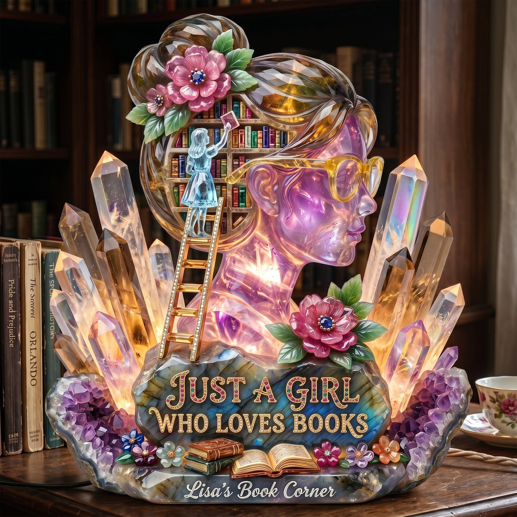 Personalized Gifts For Book Lovers Acrylic Light Box 02HULU150626