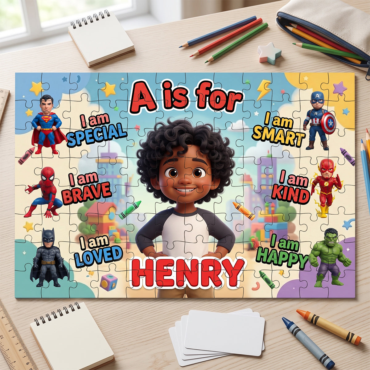 Happy Memories Jigsaw Puzzle - Custom Photo Gifts For Kids 02NATN060726