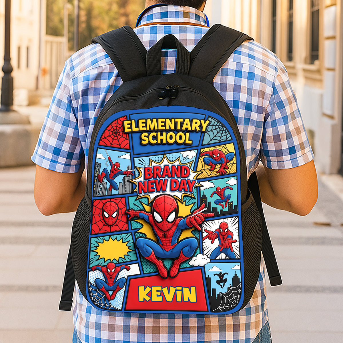 Hero Adventure Backpack - Personalized Gifts For Kids School Bag 01pata020726